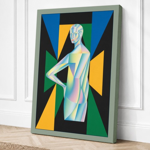 Geometric modernist figure - figure, art
