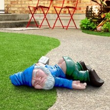 Funny Dwarf Drunk Sculpture