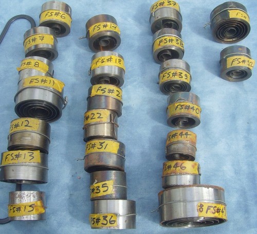 Fusee clock springs unused - fusee,