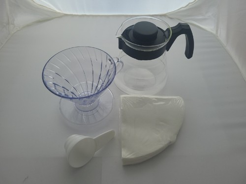 Hario v60 dripper 02 - v60, (plastic)
