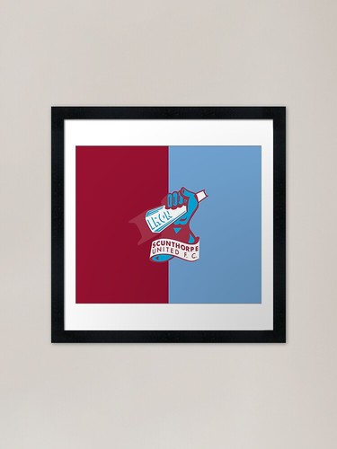 Scunthorpe united framed - scunthorpe,