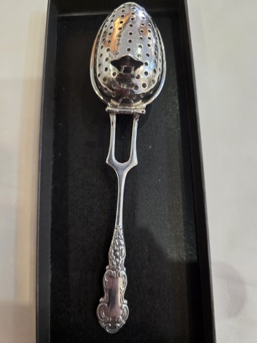 Sterling silver tea - sterling, strainer