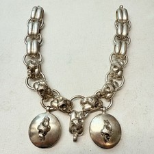 Antique Victorian Silver Tone