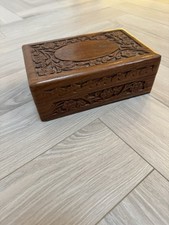 Hand-Carved Wooden Keepsake