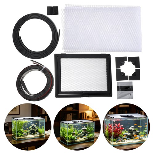 Magnetic fish tank cover net - fish,