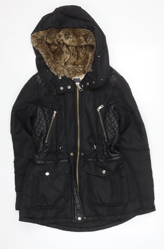 Zara women black faux - black,