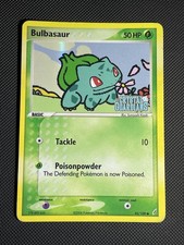 Pokemon Bulbasaur Reverse Holo 45/100 Crystal Guardians MP (Crease)