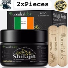 2x New 100% Organic Pure Himalayan Shilajit Extremely Potent Fulvic Acid  60 GM