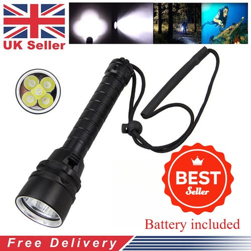 Underwater 100m scuba torch - 100m,