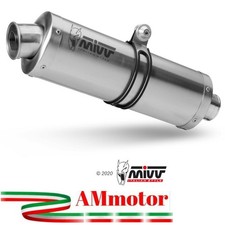 Mivv Honda Vfr 800 2000 Exhaust Motorcycle Oval Steel Silencer Slip-On Approved