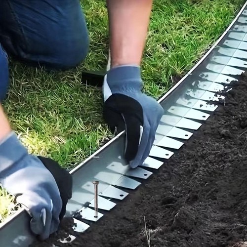 5pc steel lawn edging set - 5pc, 5m