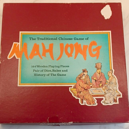 Mah jong chinese tile game - chinese,