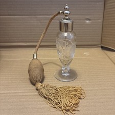 Royal Brierley Vintage Glass crystal Perfume Bottle  Atomiser