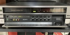 Sony Evd-8000 Beta Video Deck Betamax & Ed Beta Player/Recorder Vintage Vcr