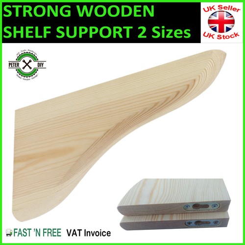 Wooden shelf supports - wooden,