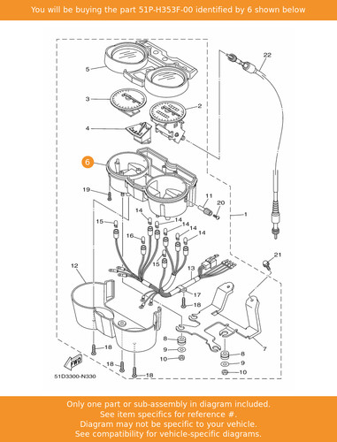 Yamaha case meter lower - yamaha,