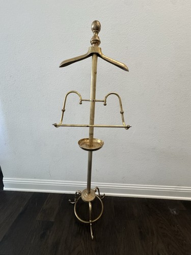 Vtg gentleman brass valet - vtg,