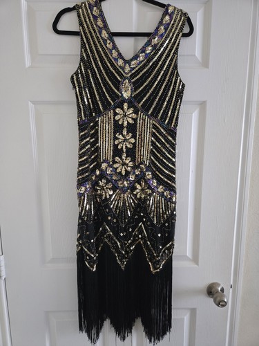 Black gold sequin - gold,