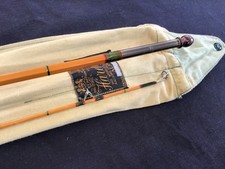 Vintage Hardy Wanless The 6lb 7ft palakona split cane spinning rod