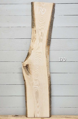Kiln dried live edge ash - dried,