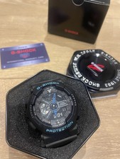 Casio G-Shock GA-100 Watch Black and Blue