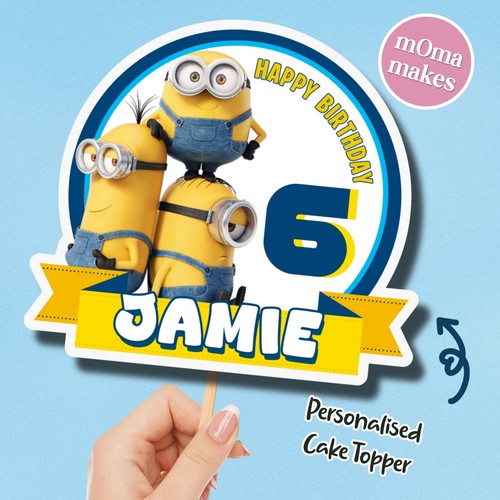 Minions cake topper - minions,