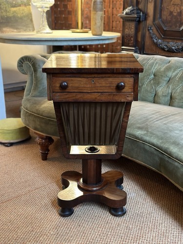 Antique rosewood sewing table - antique,