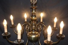 A VINTAGE  FLEMISH CHANDELIER