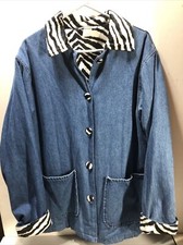 Camille & Co Denim Med  Zebra