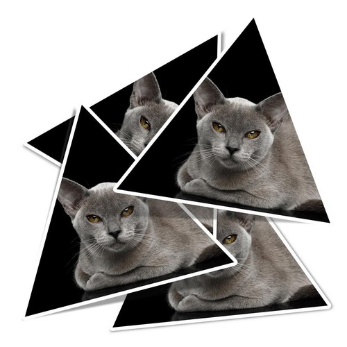 Triangle vinyl stickers - triangle,
