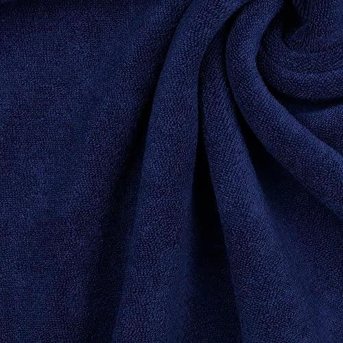 Stretch cotton terry toweling - stretch,