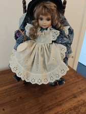 Porcelain Doll In Rocking