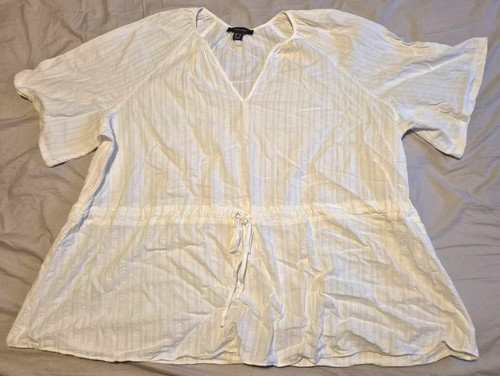 Primark white cotton top short - primark,