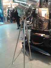 Vintage Industrial Designer Chrome Nautical SPOT Light Tripod Floor LAMP Decor