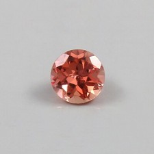 AAA Natural Flawless Ceylon Padparadscha Sapphire Loose Round Gemstone Cut 6x6MM