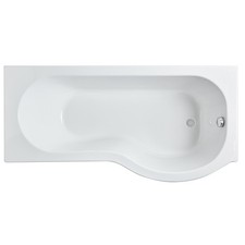 P Shape Shower Bath Tub with