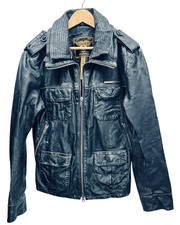 Superdry leather jacket mens - superdry,