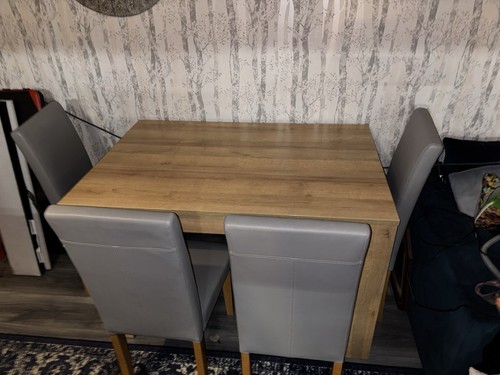 Wooden dining table - wooden,