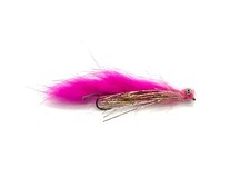 6 x Mini Snake Flies - Pink - 5cm length - Trout Fishing Flies