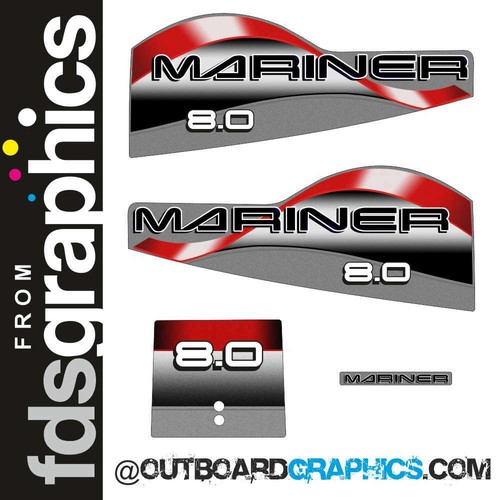 Mariner 8hp stroke outboard - 2,