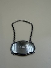 Vintage Decanter Label PORT