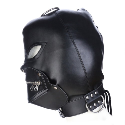 Open mouth zipper headgear - mouth,