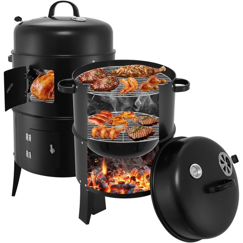 Charcoal smoker bbq - smoker, grill