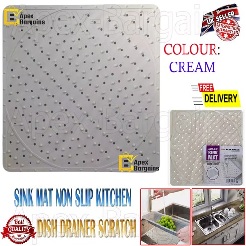 Non slip rubber belfast sink - rubber,