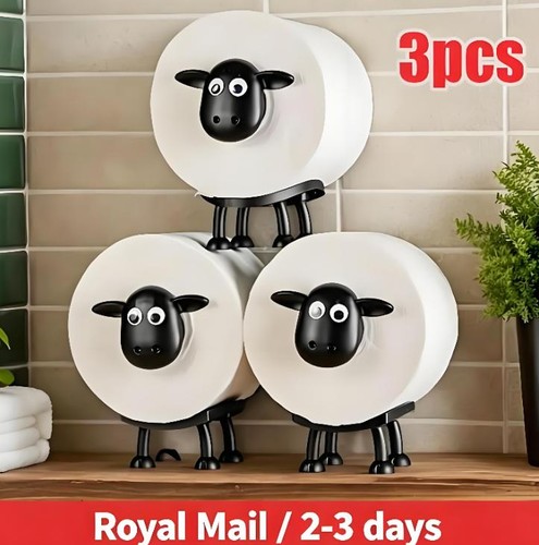 3pcs funny sheep toilet paper - sheep,