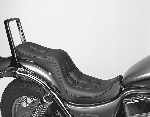 Motorcycle seat bench with