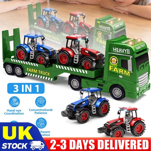 Large flatbed semi - flatbed,