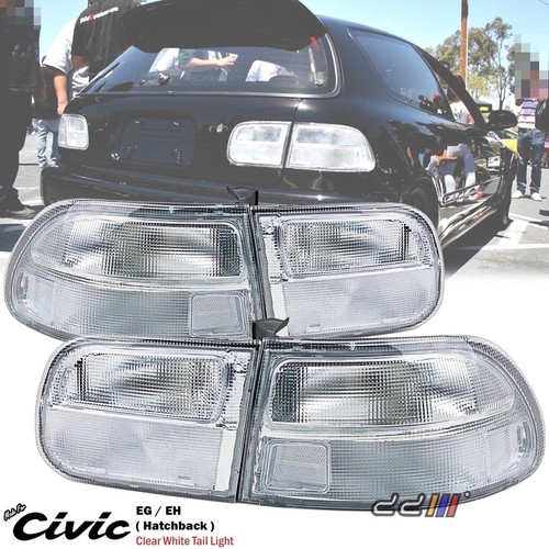 Clear white rear tail - white,