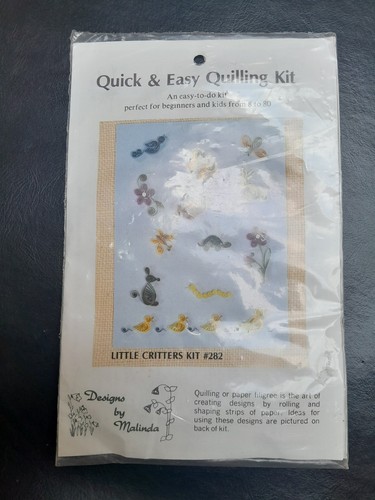 Quilling kit little critters - :,