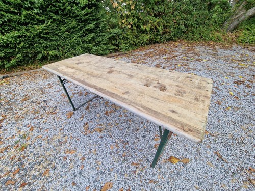 Vintage folding military table - vintage,